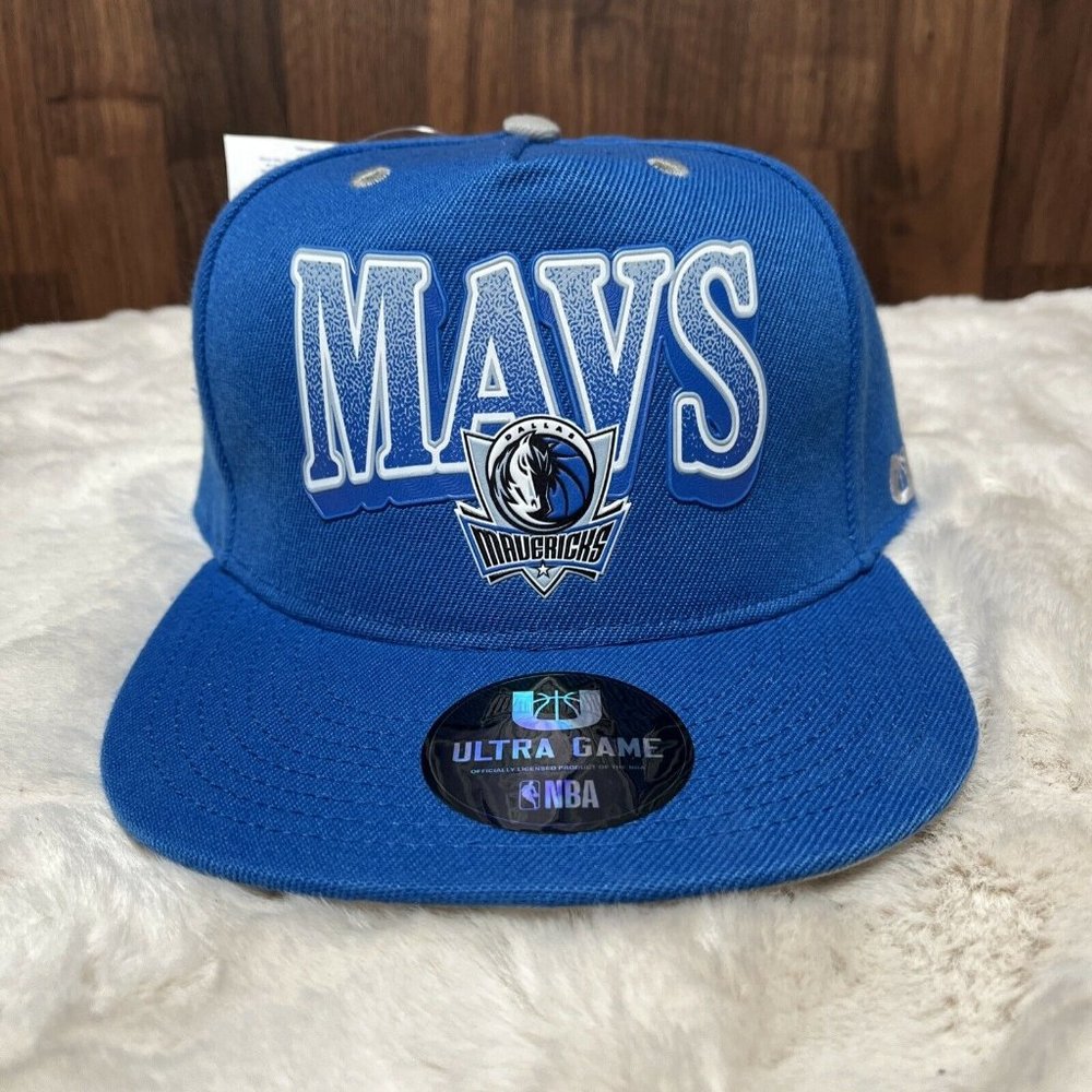 Dallas Mavericks MAVS Hat Ultra Game Snapback Basketball Blue Cap NEW